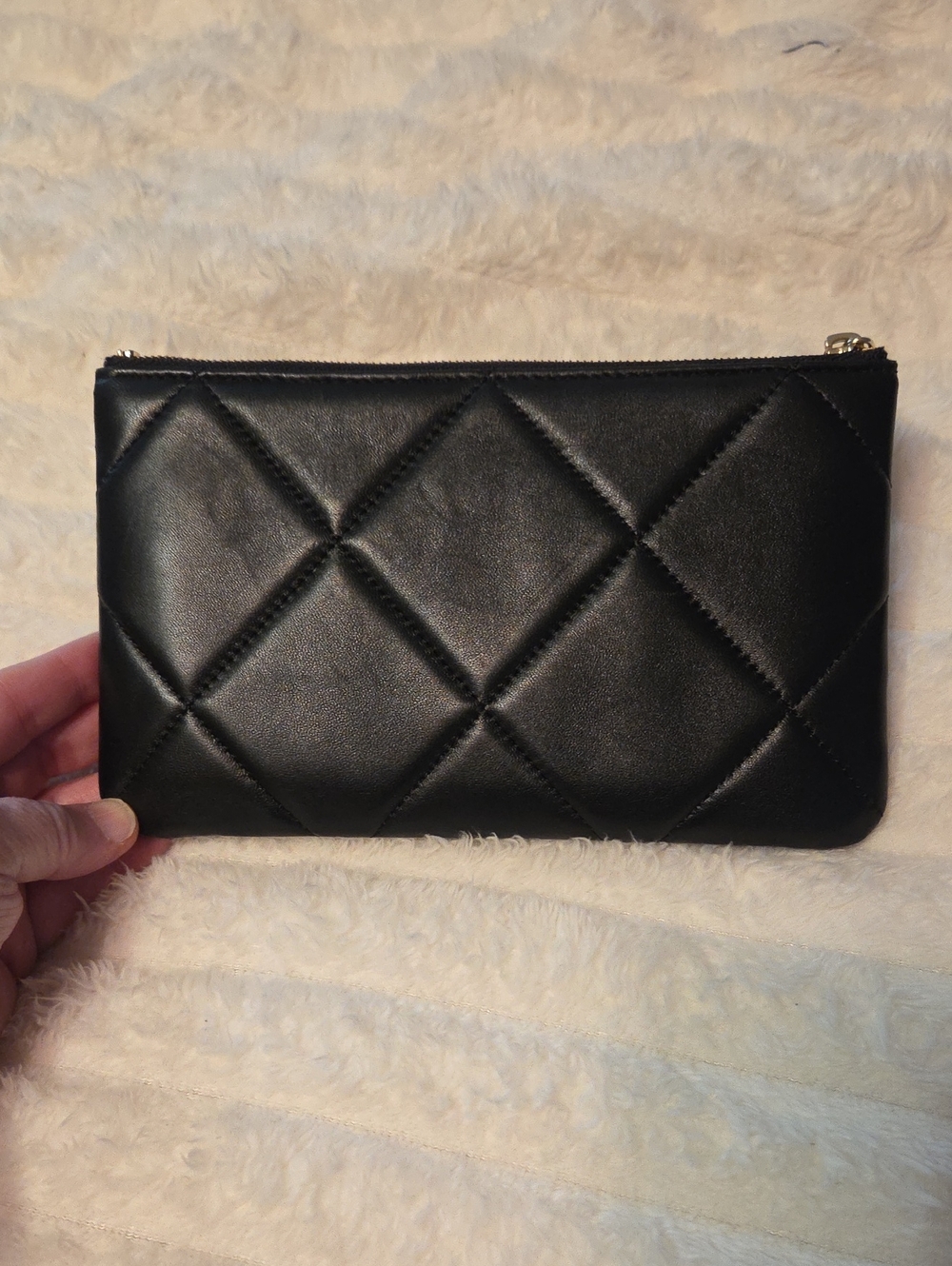 Quilted Makeup Bag, Designer Inspired